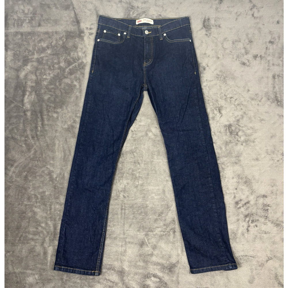 Levis Jeans Men's 29x31 Blue 502 Regular Fit‎ Tapered Leg Medium Wash